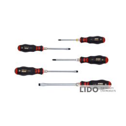 Набор отверток Wurth Zebra ударные шестигранные шлиц+РН, 5шт