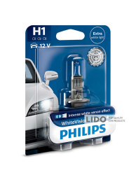 Галогенова лампа Philips H1 12V 55W P14.5s White Vision +60% 4300K