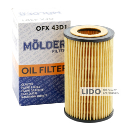 Фильтр масляный Molder Filter OFX 43D1 (WL7228, OX153D1Eco, HU7181N)