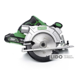 Пила циркулярная аккумуляторная Apro 20CS 20В 165мм без АКБ