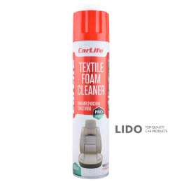 CarLife пенный очиститель текстиля TEXTILE FOAM CLEANER, 650ml