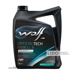 Моторне масло Wolf Official Tech LL III 5w-30 5L