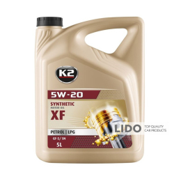 Олива моторна K2 Synthetic XF GF-5/SN 5W-20 5л