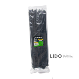 Хомуты Winso пластиковые черные 7,6x450, 100шт