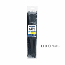 Хомуты Molder пластиковые черные 4.8x380, 100шт