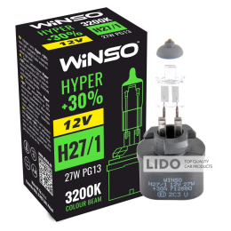 Галогенова лампа Winso H27/1 12V 27W PG13 HYPER +30%