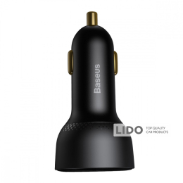 Автомобильное ЗУ Baseus Superme Digital Display PPS 100W USB + Type-C black