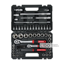 Набор головок торцевых Wurth с трещотками, 1/4+1/2