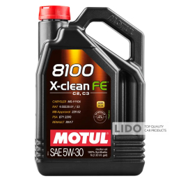 Моторное масло Motul 8100 X-clean FE 5W30 5л 112781
