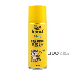 Спрей-репеллент Forest Kids от комаров и мошки 200мл аэрозоль