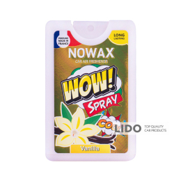 Ароматизатор повітря з розпилювачем Nowax WOW Spray 18мл Vanilla