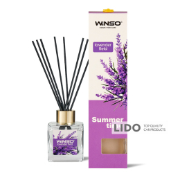 Аромадифузор с палочками Winso Summer Time - Lavender Field 150мл