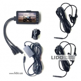 Відеореєстратор Leshp SE300 для мотоцикла з двома камерами (100029)