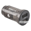 Автомобильное зарядное устройство Brevia ePower DualDrive 15W 2xUSB-A, прозрачный черный