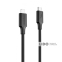 Кабель Proove Striped Silicone Type-C to Lightning (1m) чорний