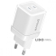Мережевий зарядний пристрій Proove Pure GaN Max 67W (Type-C + Type-C) білий