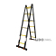Драбина-трансформер телескопічна алюмінієва GTM KME3050B 2*6 сходинки 1,0-5,0м