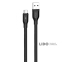 Кабель Proove Flat Out Micro USB 2.4A (1м) черный