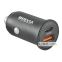 Автомобильное зарядное устройство Brevia ePower DualMetal 48W 1xUSB-C+1xUSB-A, черный