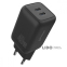 Мережевий зарядний пристрій Proove Silicone Power 40W (Type-C + Type-C) чорний