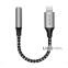 Перехідник AUX Proove SoundMesh Lightning to 3.5mm сірий