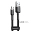 Кабель Baseus Cafule Micro USB 2.4A (1м) сірий/чорний