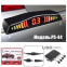 Парктроник TIGER PS-44 LED 4 датчика D=18мм black