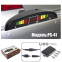 Парктроник TIGER PS-41 LED 4 датчика D=18мм grey