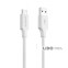 Кабель Proove Striped Silicone USB to Type-C (1m) білий