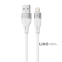 Кабель Proove Soft Silicone USB to Lightning 2.4A (1m) белый