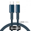 Кабель Baseus High Density Braided Type-C to Lightning PD 20W (1m) синій