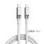 Кабель XO Liquid Silicone Type-C to Type-C 60W 1м білий
